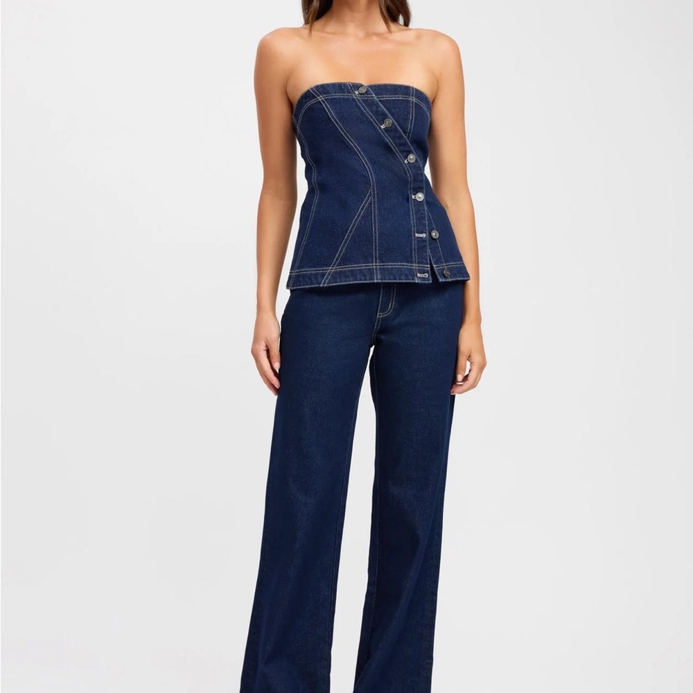 Kookai Women's Ezra Dark Blue Jeans